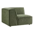 Restore Performance Fabric Upholstered Modular Corner Chair in Foliage