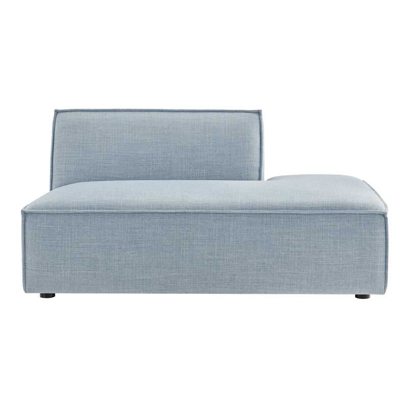 Restore Performance Fabric Upholstered Right-Facing Armless Modular Chaise