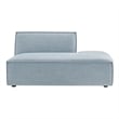 Restore Performance Fabric Upholstered Right-Facing Armless Modular Chaise