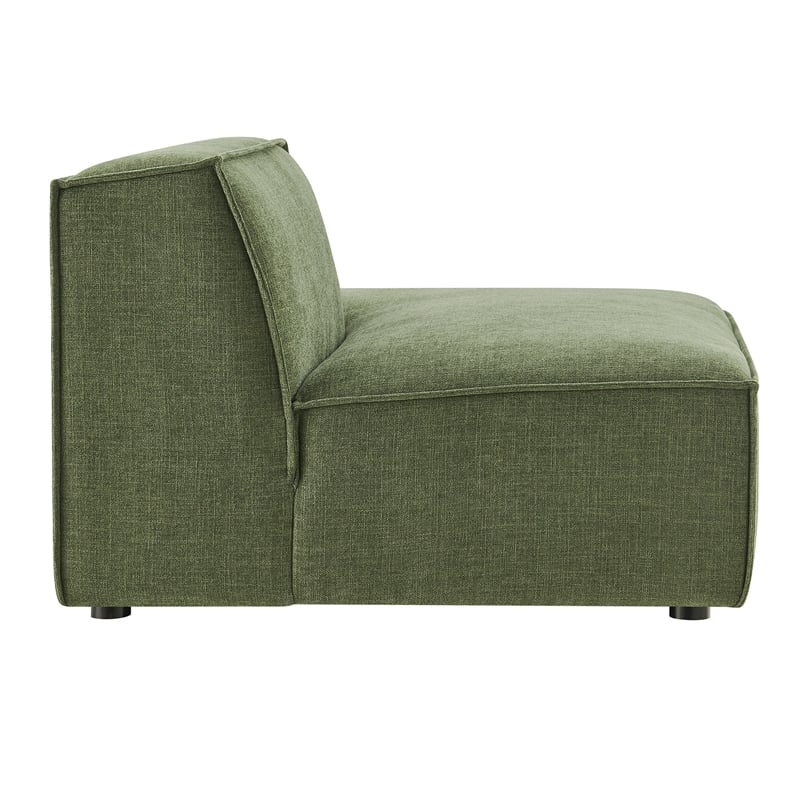 Restore Performance Fabric Upholstered Right-Facing Armless Modular Chaise