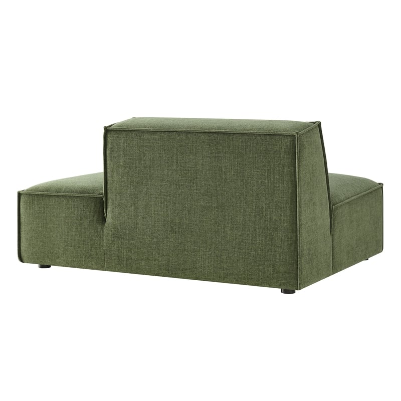 Restore Performance Fabric Upholstered Right-Facing Armless Modular Chaise