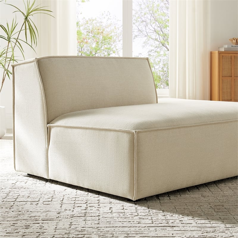 Restore Performance Fabric Upholstered Right-Facing Armless Modular Chaise