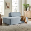 Restore Performance Fabric Upholstered Left-Facing Armless Modular Chaise