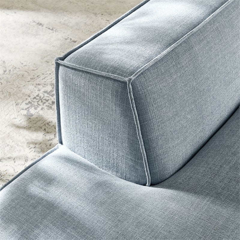 Restore Performance Fabric Upholstered Left-Facing Armless Modular Chaise