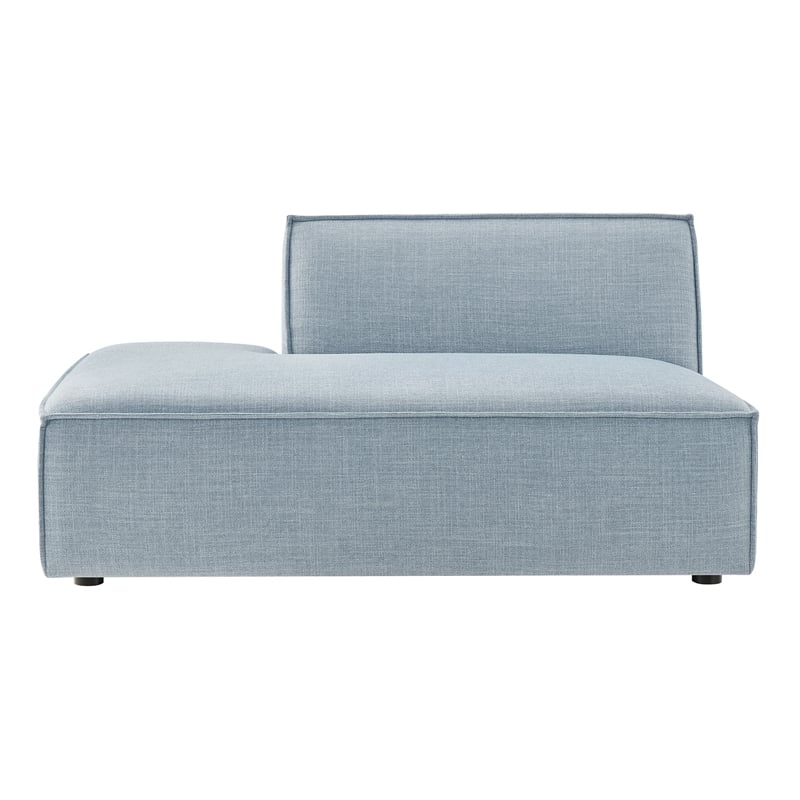 Restore Performance Fabric Upholstered Left-Facing Armless Modular Chaise