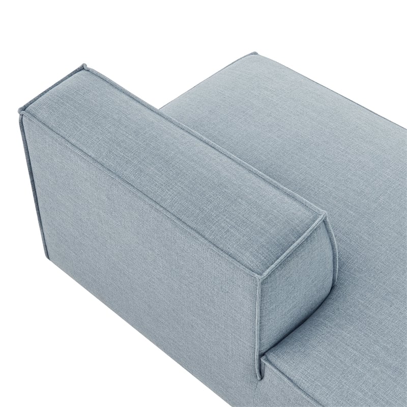 Restore Performance Fabric Upholstered Left-Facing Armless Modular Chaise