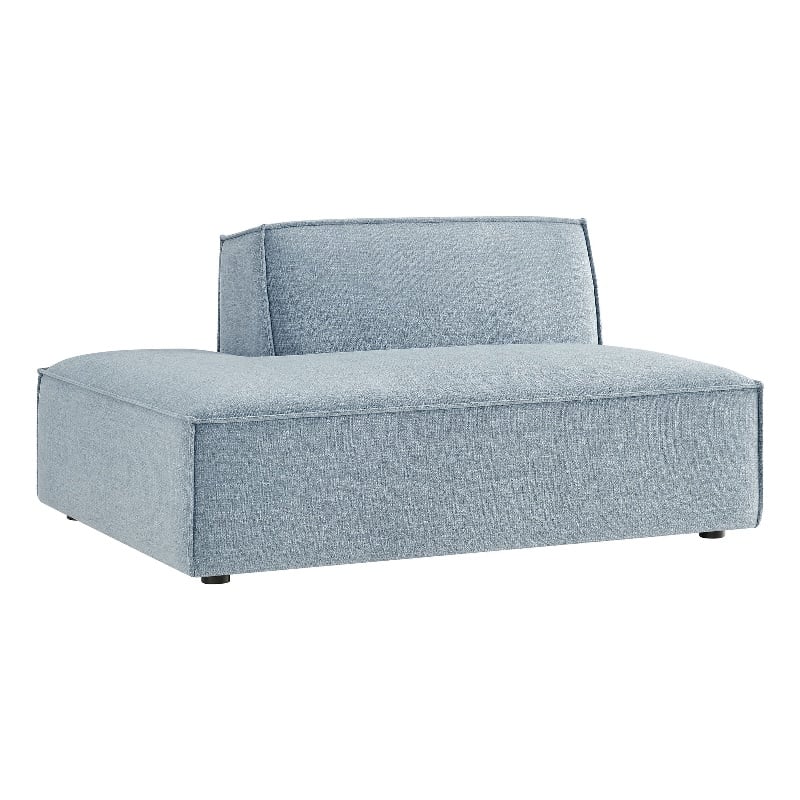 Restore Performance Fabric Upholstered Left-Facing Armless Modular Chaise