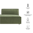 Restore Performance Fabric Upholstered Left-Facing Armless Modular Chaise