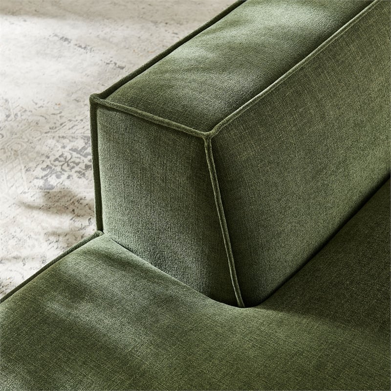 Restore Performance Fabric Upholstered Left-Facing Armless Modular Chaise