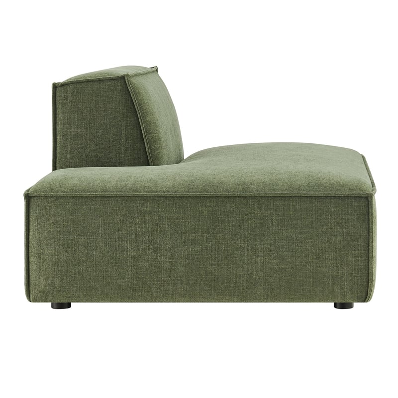 Restore Performance Fabric Upholstered Left-Facing Armless Modular Chaise