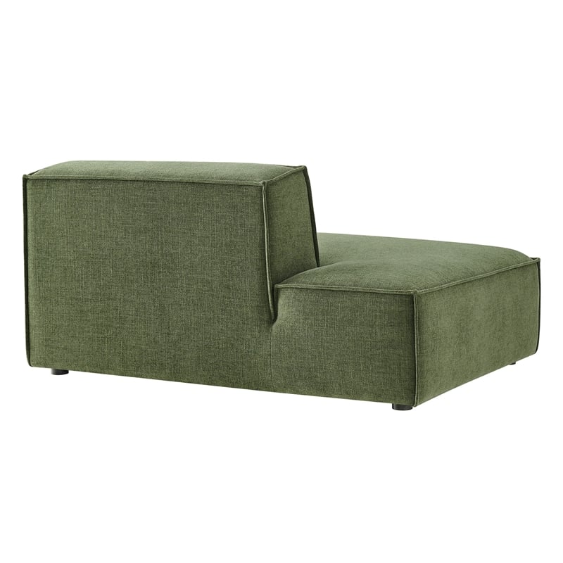 Restore Performance Fabric Upholstered Left-Facing Armless Modular Chaise