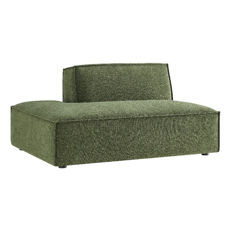 Restore Performance Fabric Upholstered Left-Facing Armless Modular Chaise