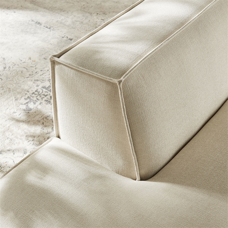 Restore Performance Fabric Upholstered Left-Facing Armless Modular Chaise