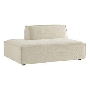 Restore Performance Fabric Upholstered Left-Facing Armless Modular Chaise