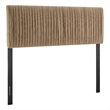 Eloise Stain-Resistant Performance Velvet King Headboard in Taupe