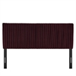 Eloise Stain-Resistant Performance Velvet King Headboard in Mulberry