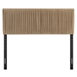 Eloise Stain-Resistant Performance Velvet Full Headboard in Taupe
