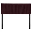 Eloise Stain-Resistant Performance Velvet Full Headboard in Mulberry