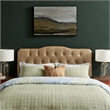 Annabel Vegan Leather King Headboard in Toast