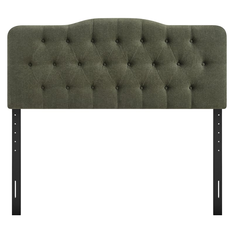 Annabel Premium Linen Blend Queen Headboard in Sage