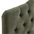 Annabel Premium Linen Blend Queen Headboard in Sage