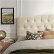 Annabel Premium Linen Blend Queen Headboard in Linen