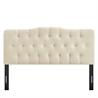 Annabel Premium Linen Blend Queen Headboard in Linen