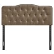 Annabel Vegan Leather Full Headboard in Mushroom