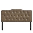 Annabel Vegan Leather Full Headboard in Mushroom