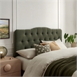 Annabel Premium Linen Blend Full Headboard in Sage