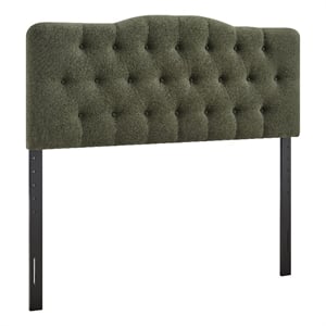 Annabel Premium Linen Blend Full Headboard in Sage
