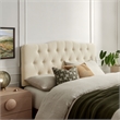 Annabel Premium Linen Blend Full Headboard in Linen