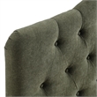 Annabel Premium Linen Blend Twin Headboard in Sage