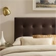 Emily Stain-Resistant Performance Velvet Full Size Headboard in Chocolate Brown