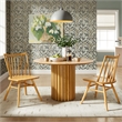 Alvar Spindle Back Dining Side Chairs Set of 2 in Ash