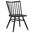 Alvar Spindle Back Dining Side Chairs Set of 2 in Black