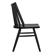 Alvar Spindle Back Dining Side Chairs Set of 2 in Black