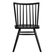 Alvar Spindle Back Dining Side Chairs Set of 2 in Black