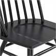 Alvar Spindle Back Dining Side Chairs Set of 2 in Black