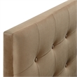 Emily Stain-Resistant Performance Velvet Full Size Headboard in Taupe