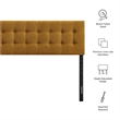 Emily Fabric Upholstered Full Size Headboard in Copper