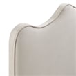 Athena Stain-Resistant Performance Velvet Twin Size Headboard in Almond