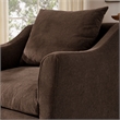 Somerset Linen Blend Armchair in Cocoa