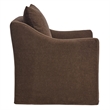 Somerset Linen Blend Armchair in Cocoa