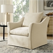 Modway Somerset Linen Blend Upholstered Accent Armchair in Linen