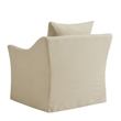 Modway Somerset Linen Blend Upholstered Accent Armchair in Linen