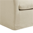 Modway Somerset Linen Blend Upholstered Accent Armchair in Linen