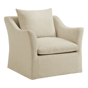 Modway Somerset Linen Blend Upholstered Accent Armchair in Linen