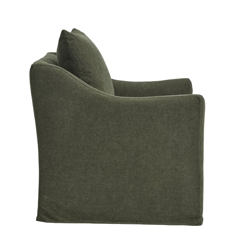 Somerset Linen Blend Armchair in Sage