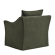 Somerset Linen Blend Armchair in Sage